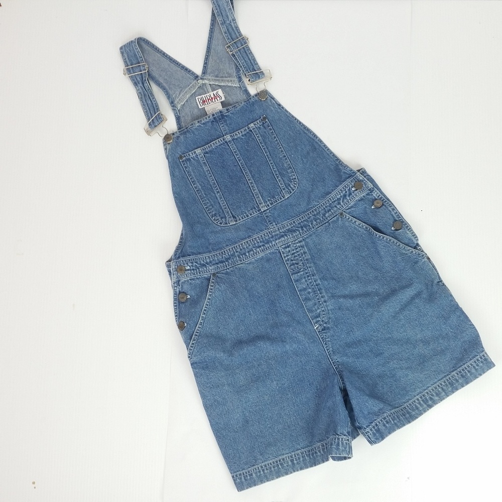 Bill Blass Vintage Overalls Shorts Size Large